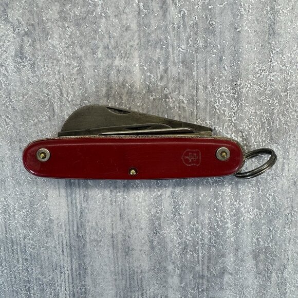 Vintage Pastor Aleman Red Camp/Utility Knife Swiss Army Knife - ULTRA RARE - Picture 10 of 10